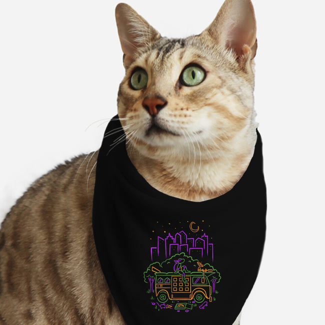 Purple Turtle Van Life-Cat-Bandana-Pet Collar-Aarons Art Room