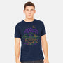 Purple Turtle Van Life-Mens-Heavyweight-Tee-Aarons Art Room