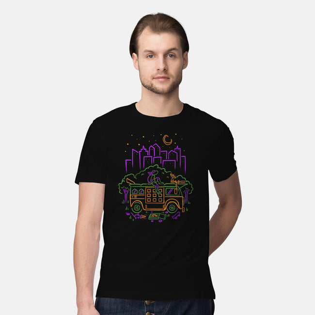 Purple Turtle Van Life-Mens-Premium-Tee-Aarons Art Room