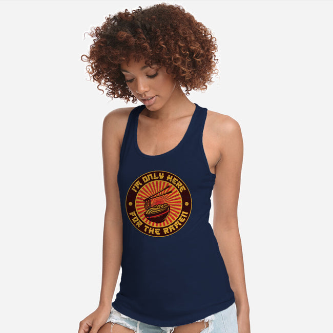 I'm Only Here For The Ramen-Womens-Racerback-Tank-sachpica