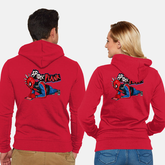 Spider Plank-Unisex-Zip-Up-Sweatshirt-gaci