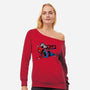 Spider Plank-Womens-Off Shoulder-Sweatshirt-gaci