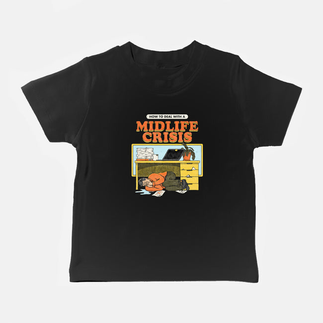 Midlife Crisis-Baby-Basic-Tee-zawitees