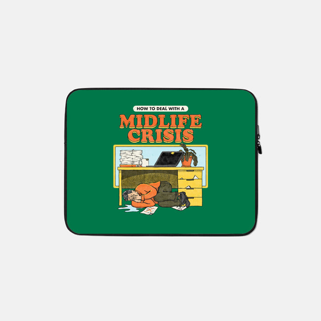 Midlife Crisis-None-Zippered-Laptop Sleeve-zawitees