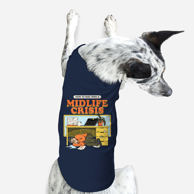 Midlife Crisis-Dog-Basic-Pet Tank-zawitees