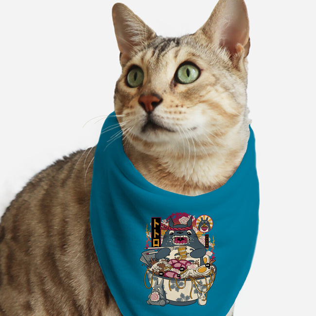 Ramen Totoro-Cat-Bandana-Pet Collar-gaci