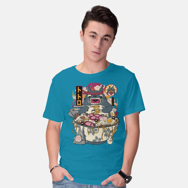 Ramen Totoro-Mens-Basic-Tee-gaci