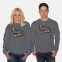 Chuck's Bike-O-Rama-Unisex-Crew Neck-Sweatshirt-sachpica