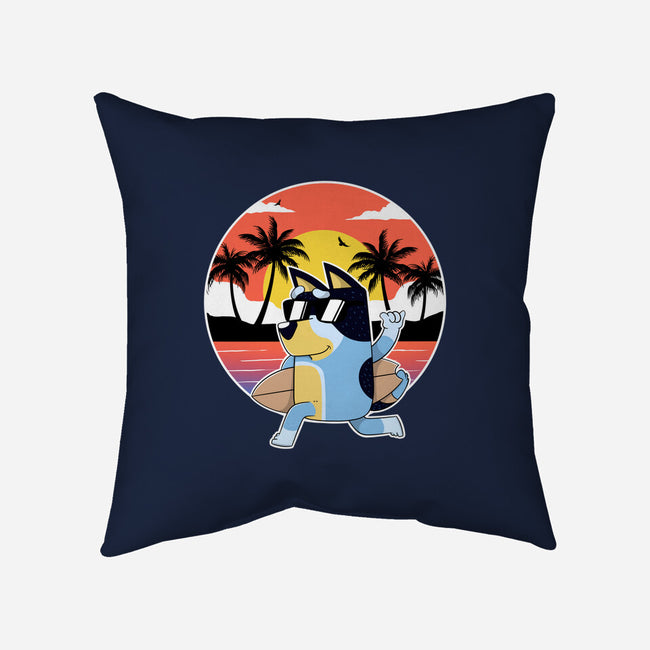 Bluey Summer-None-Removable Cover-Throw Pillow-Tri haryadi