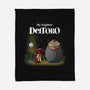 My Neighbor Deltoro-None-Fleece-Blanket-Art_Of_One