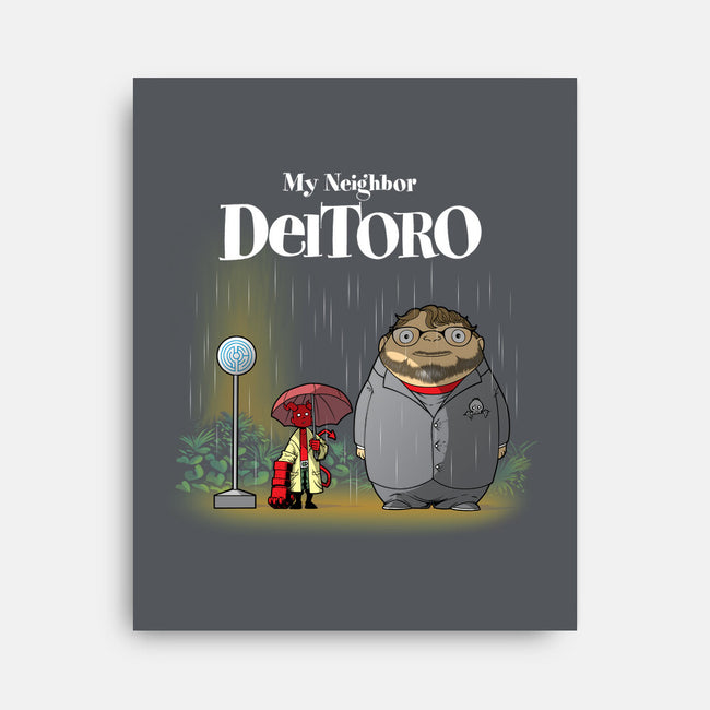 My Neighbor Deltoro-None-Stretched-Canvas-Art_Of_One