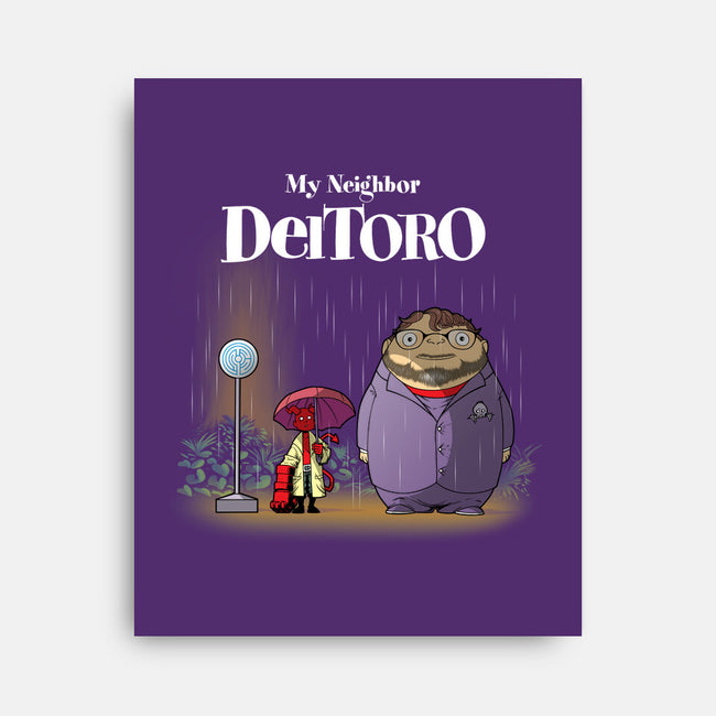 My Neighbor Deltoro-None-Stretched-Canvas-Art_Of_One