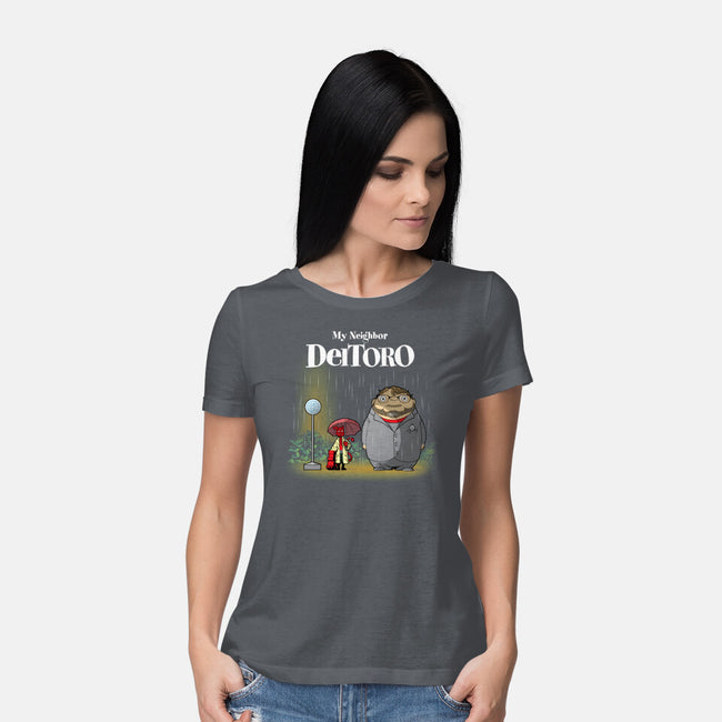 My Neighbor Deltoro-Womens-Basic-Tee-Art_Of_One