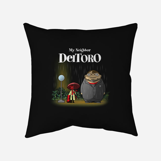 My Neighbor Deltoro-None-Removable Cover-Throw Pillow-Art_Of_One