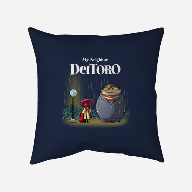 My Neighbor Deltoro-None-Removable Cover-Throw Pillow-Art_Of_One