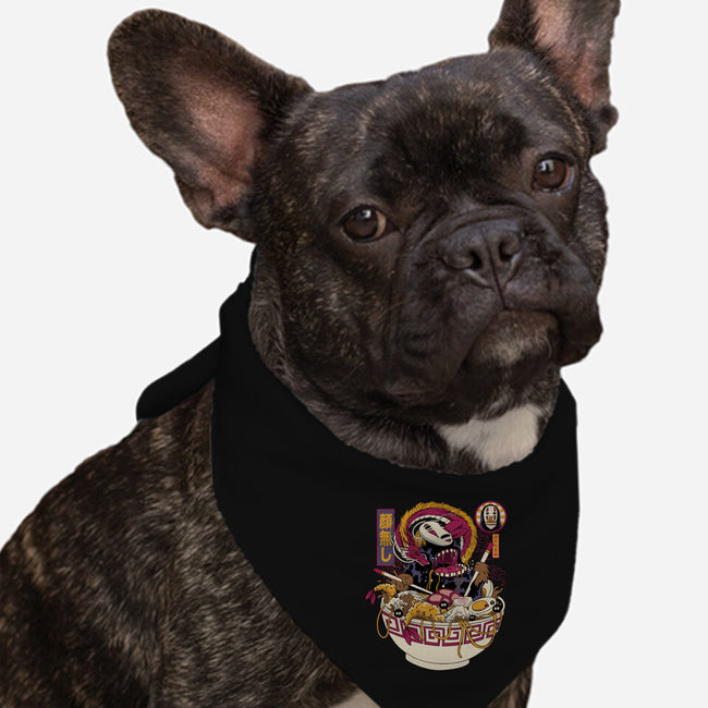 Ramen No Face-Dog-Bandana-Pet Collar-gaci