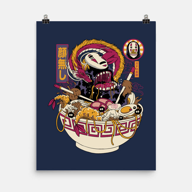 Ramen No Face-None-Matte-Poster-gaci