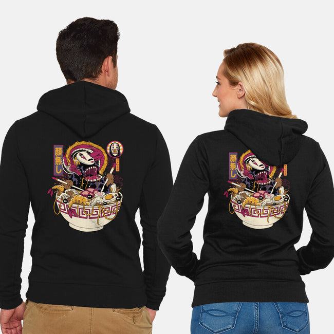 Ramen No Face-Unisex-Zip-Up-Sweatshirt-gaci