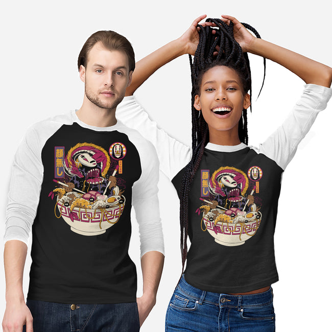 Ramen No Face-Unisex-Baseball-Tee-gaci