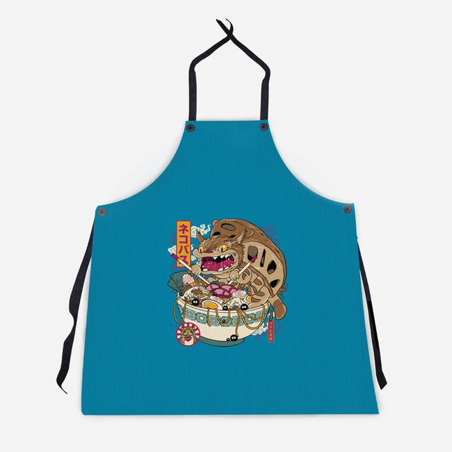 Ramen Catbus-Unisex-Kitchen-Apron-gaci