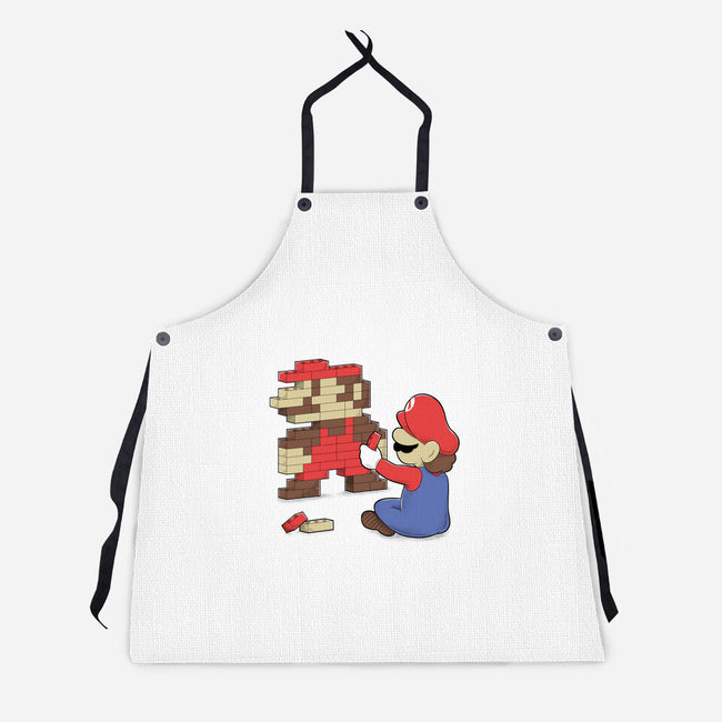 Nostalgic Gamer-Unisex-Kitchen-Apron-Umberto Vicente