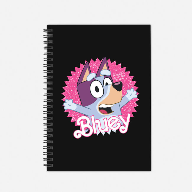 Bluey Barbie-None-Dot Grid-Notebook-danielmorris1993