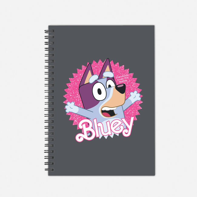 Bluey Barbie-None-Dot Grid-Notebook-danielmorris1993