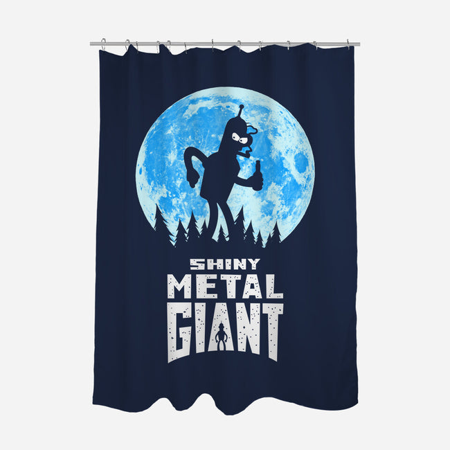 Shiny Metal Giant-None-Polyester-Shower Curtain-Vitaliy Klimenko