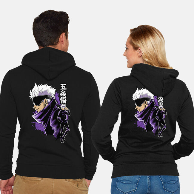 The Master Of The Six Eyes-Unisex-Zip-Up-Sweatshirt-Diego Oliver