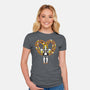 Oktober Doodle-Womens-Fitted-Tee-krisren28