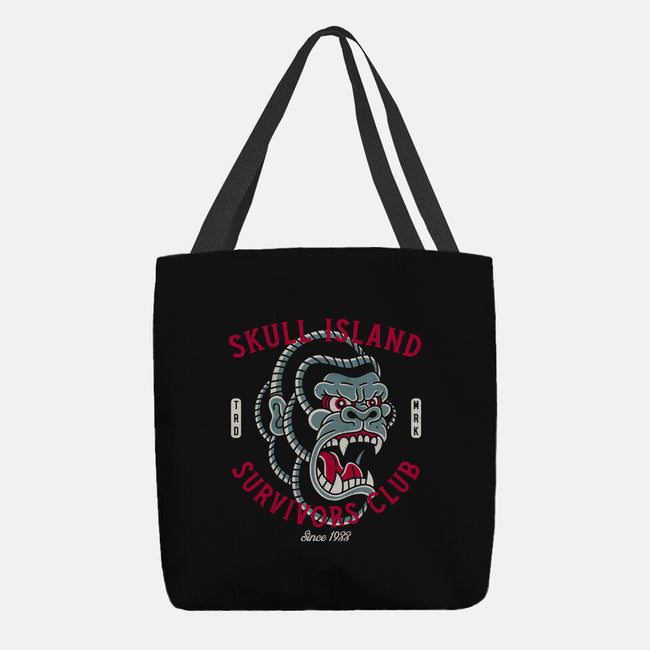 Skull Island Survivors Club-None-Basic Tote-Bag-Nemons