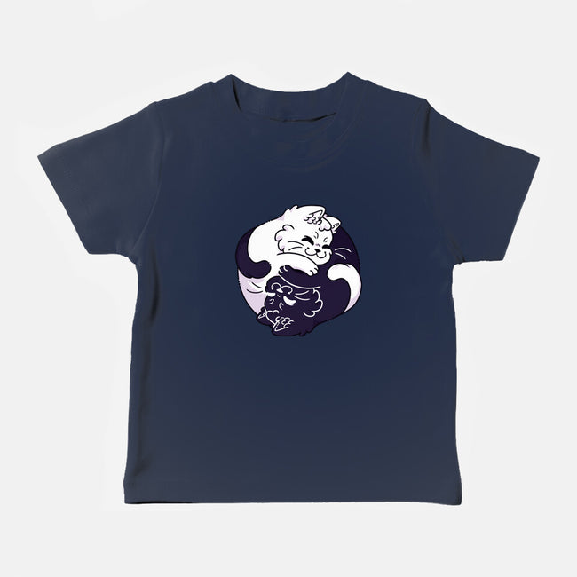 Ying Yang Cat-Baby-Basic-Tee-Zaia Bloom