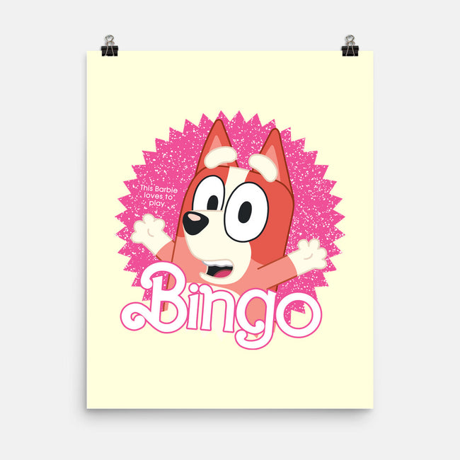 Bingo Barbie-None-Matte-Poster-danielmorris1993