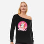 Bingo Barbie-Womens-Off Shoulder-Sweatshirt-danielmorris1993