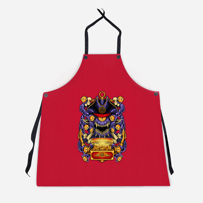 Pirate Beholder-Unisex-Kitchen-Apron-spoilerinc