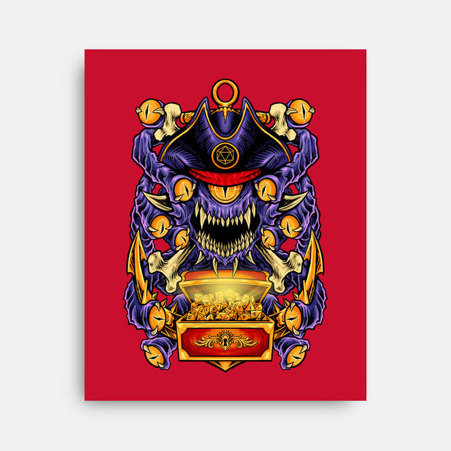 Pirate Beholder-None-Stretched-Canvas-spoilerinc