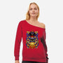 Pirate Beholder-Womens-Off Shoulder-Sweatshirt-spoilerinc