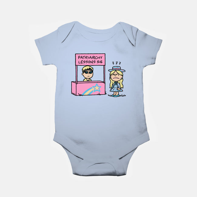 Patriarchy Lessons-Baby-Basic-Onesie-Raffiti