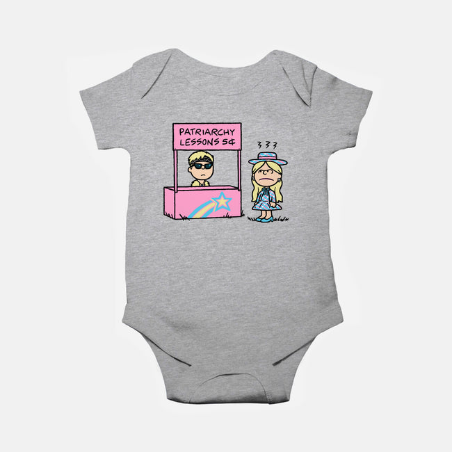 Patriarchy Lessons-Baby-Basic-Onesie-Raffiti