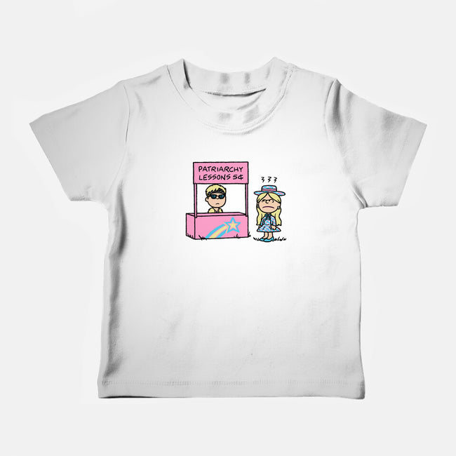 Patriarchy Lessons-Baby-Basic-Tee-Raffiti