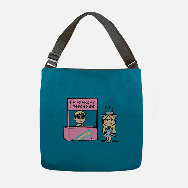 Patriarchy Lessons-None-Adjustable Tote-Bag-Raffiti