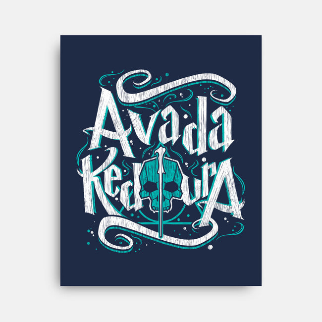 Avada Kedavra-None-Stretched-Canvas-Getsousa!