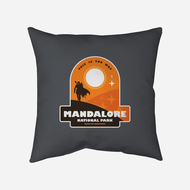 Mandalore National Park-None-Removable Cover-Throw Pillow-BadBox