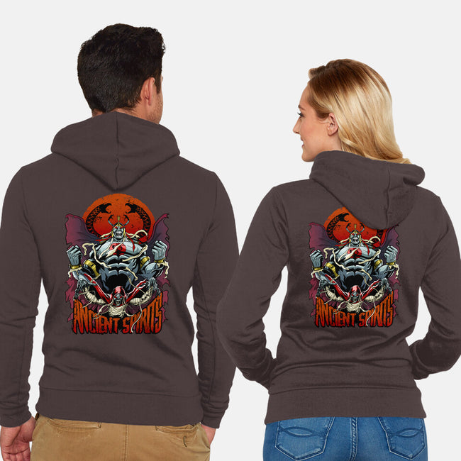 Ancient Spirits-Unisex-Zip-Up-Sweatshirt-Diego Oliver