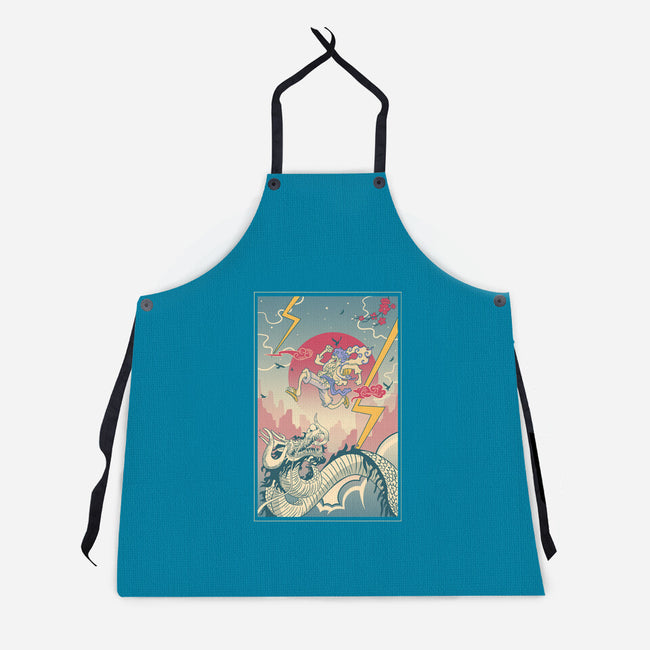 Gear 5 Ukiyo E-Unisex-Kitchen-Apron-constantine2454