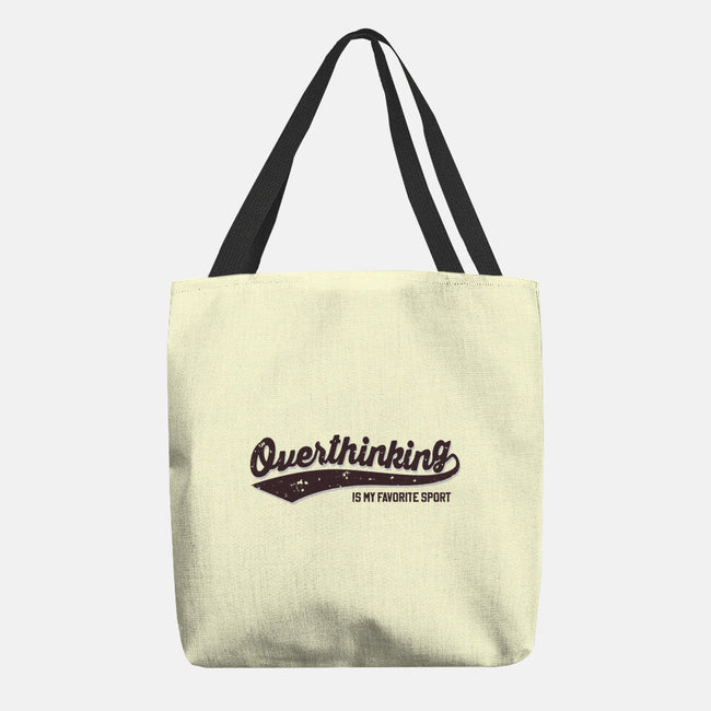 Overthinking Champ-None-Basic Tote-Bag-retrodivision