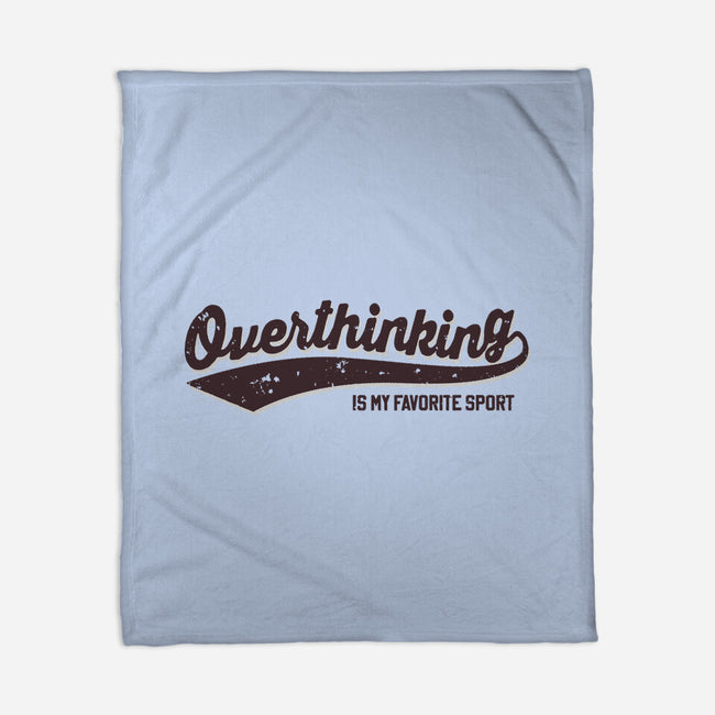 Overthinking Champ-None-Fleece-Blanket-retrodivision