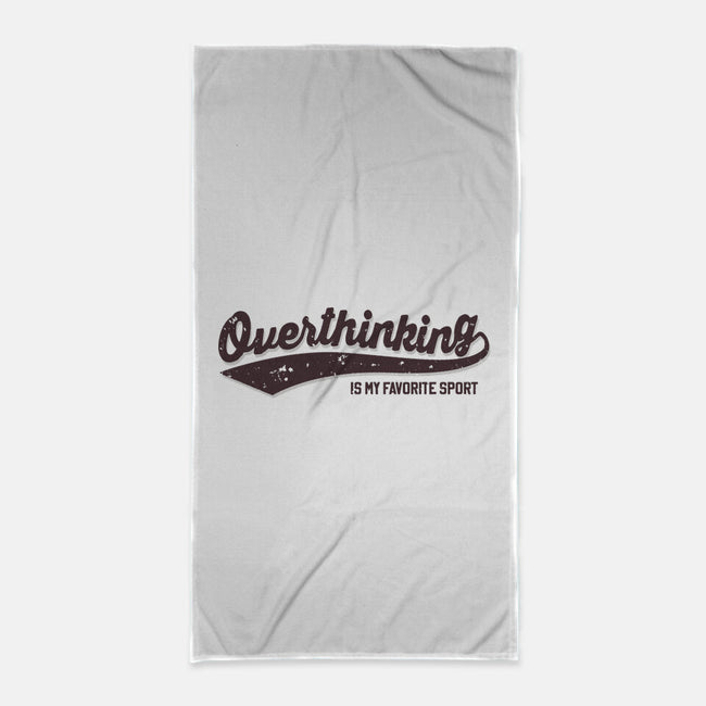 Overthinking Champ-None-Beach-Towel-retrodivision