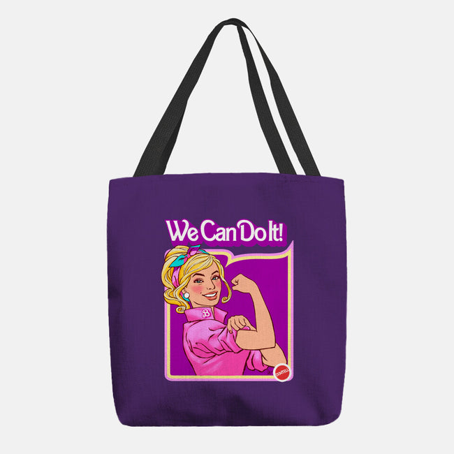 Barbie Can Do It-None-Basic Tote-Bag-hugohugo