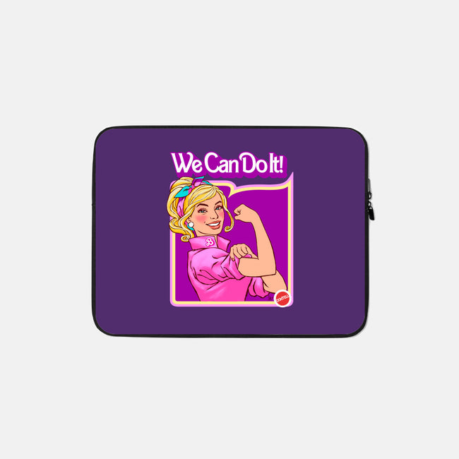 Barbie Can Do It-None-Zippered-Laptop Sleeve-hugohugo